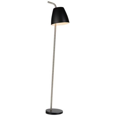Markslöjd Spin lampa stojąca 1x60W czarny/stal 107732