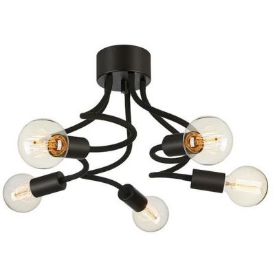 Markslöjd Medusa lampa podsufitowa 5x20 W czarna 107931