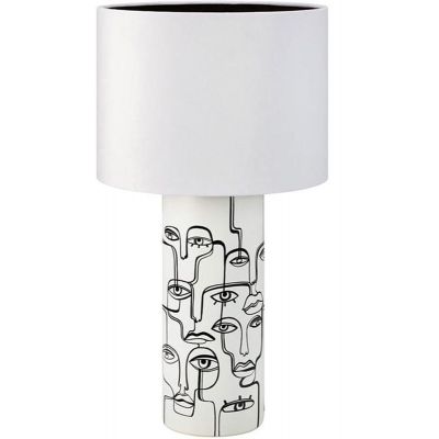 Markslöjd Family lampa stołowa 1x40W biała/czarna 108246