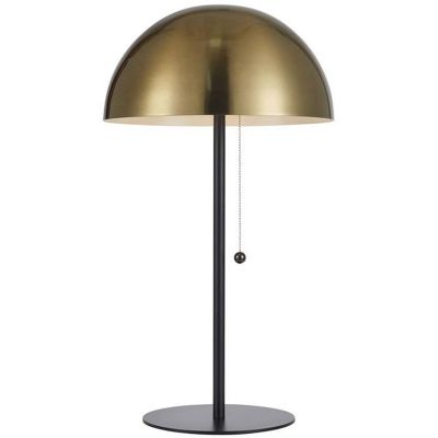 Markslöjd Dome lampa stołowa 2x40W czarna/mosiądz 108257
