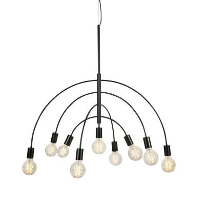 Markslöjd Lavello lampa wisząca 9x40 W czarna 108288