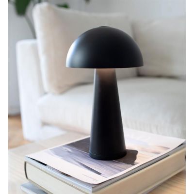 Markslöjd Fungi lampa stołowa 1x1,5 W czarna 108655
