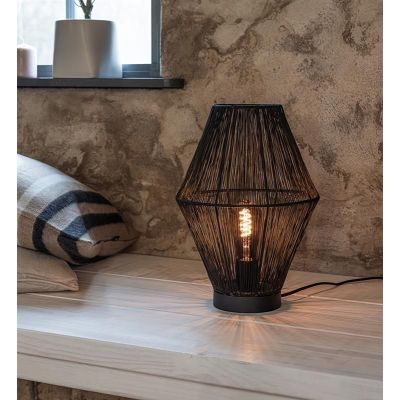 Markslöjd Casa lampa stołowa 1x40 W czarna 108666