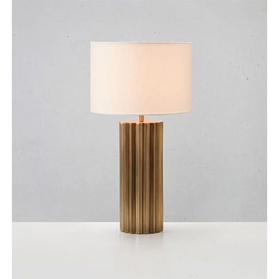 Markslöjd Hashira lampa stołowa 1x40 W mosiądz 108669