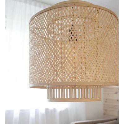 Markslöjd Strati lampa wisząca 1x40 W bambus 108675