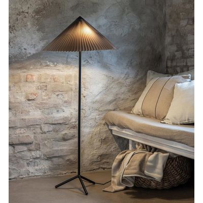 Markslöjd Plisado lampa stojąca 2x40W szara 108761