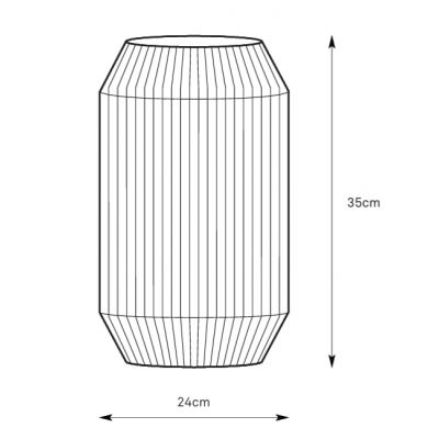 Markslöjd Ano lampa stołowa 1x40 W brązowa-beżowa 108825