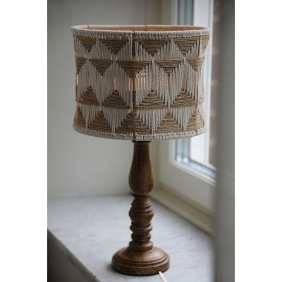 Markslöjd Ano lampa stołowa 1x40 W brązowa-beżowa 108826