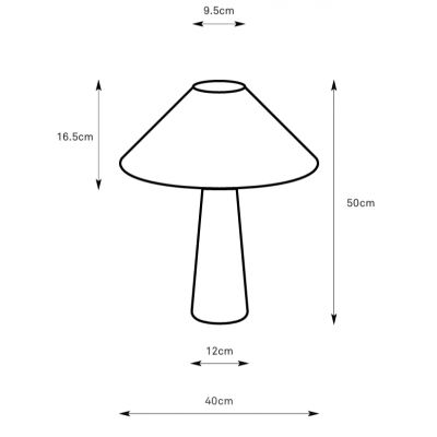 Markslöjd Favoro lampa stołowa 1x40 W beżowa 108828