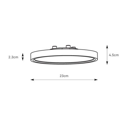 Markslöjd Punto plafon 1x6 W biały 108843