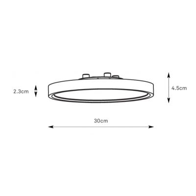 Markslöjd Punto plafon 1x8 W biały 108844