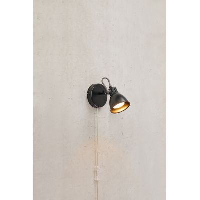 Markslöjd Mion kinkiet 1x7 W czarny 108846