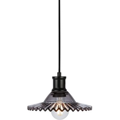 Markslöjd Novia lampa wisząca 1x40 W czarna-przydymiona 108854