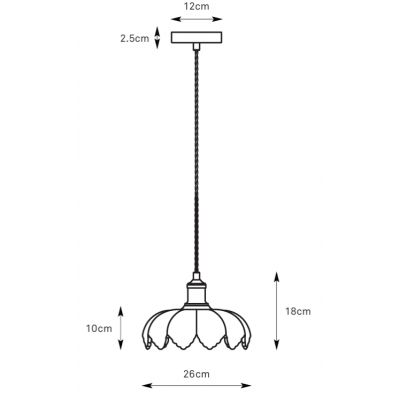Markslöjd Kurage lampa wisząca 1x40 W mosiądz-bursztynowa 108858