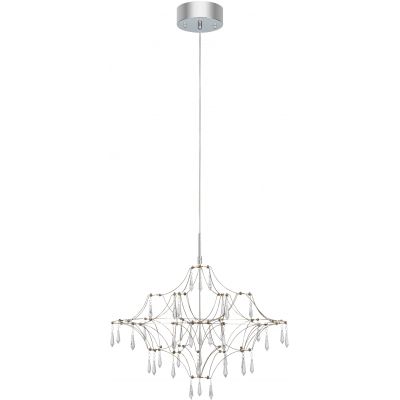 Markslöjd Efesos lampa wisząca 33x14 W stal-przezroczysta 108869