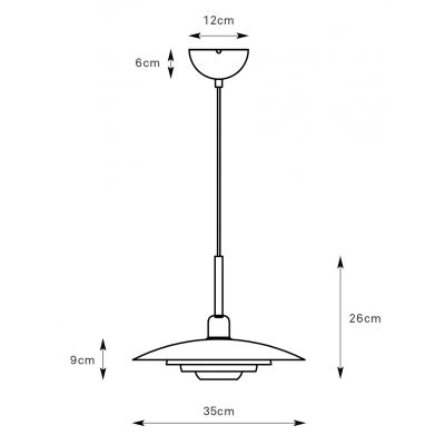 Markslöjd Piny lampa wisząca 1x60 W beżowa 108875