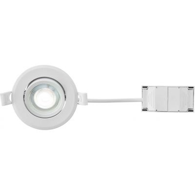 Markslöjd Pluto lampa do zabudowy 1x4,9 W biała 108884