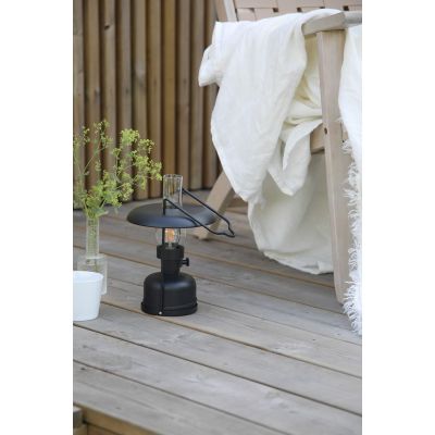 Markslöjd Fanos lampa stołowa zewnętrzna 1x2,5 W czarna 108893