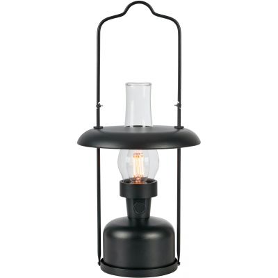 Markslöjd Fanos lampa stołowa zewnętrzna 1x2,5 W czarna 108893