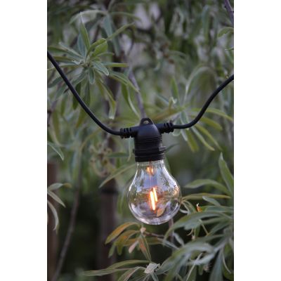 Markslöjd Link girlanda zewnętrzna 10x2,5 W czarna 108903