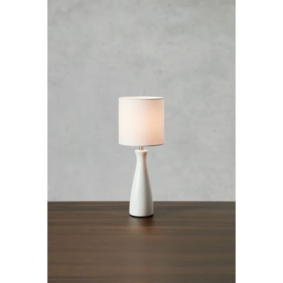 Markslöjd Birillo lampa stołowa 1x60 W biała 108904