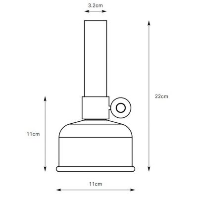 Markslöjd Astrid lampa stołowa zewnętrzna 1x2 W zielona 108920