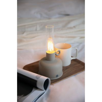 Markslöjd Astrid lampa stołowa zewnętrzna 1x2 W szara 108921