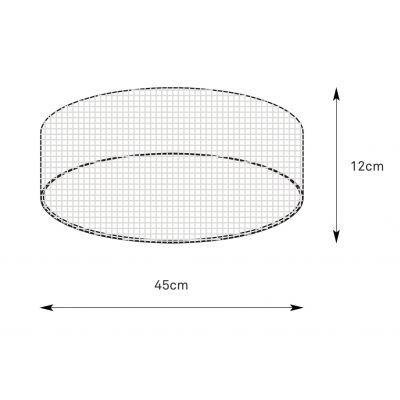 Markslöjd Haru lampa podsufitowa 3x60 W biała 108954