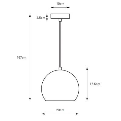 Markslöjd Pop lampa wisząca 1x40 W zielona 108991