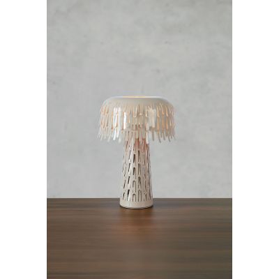 Markslöjd Verbera lampa stołowa 1x40 W szara 109005