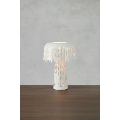 Markslöjd Verbera lampa stołowa 1x40 W biała 109006