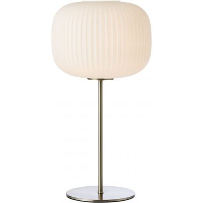 Markslöjd Sober lampa stołowa 1x40 W biała-nikiel 109007