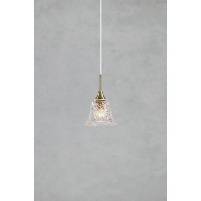 Markslöjd Luna lampa wisząca 1x40 W mosiądz 109011