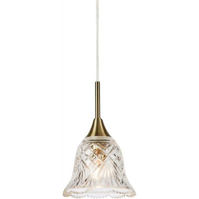 Markslöjd Luna lampa wisząca 1x40 W mosiądz 109011