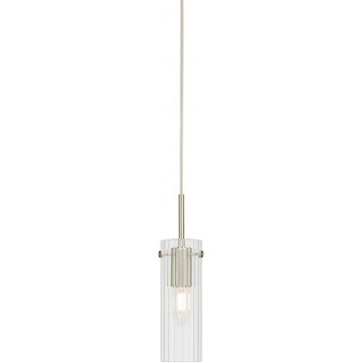 Markslöjd Tibia lampa wisząca 1x40 W przezroczysta-nikiel 109013