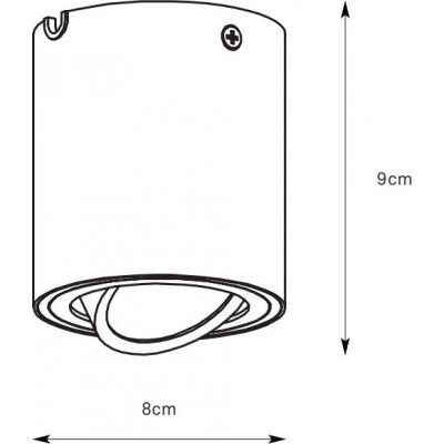 Markslöjd Diretto lampa podsufitowa 1x5 W biała 109020