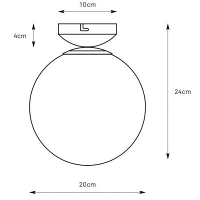 Markslöjd Stintino lampa podsufitowa 1x40 W biała-nikiel 109024