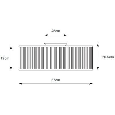 Markslöjd Lux plafon 3x40 W beżowy 109133