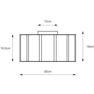 Markslöjd Olea plafon 3x40 W beżowy 109134