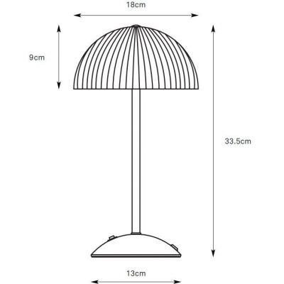 Markslöjd Zin lampa stołowa 2x20 W zielona 109143