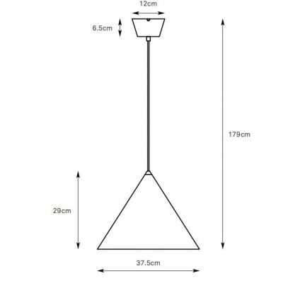 Markslöjd Tip lampa wisząca 1x W szara 109162