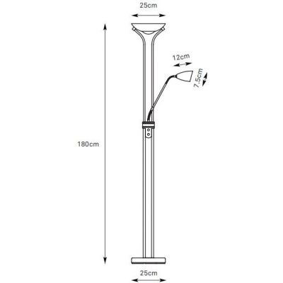 Markslöjd Modu lampa stojąca 1x4,9 W 1x18 W beżowa 109188