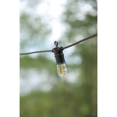 Markslöjd Vibe Extra girlanda zewnętrzna 15x2,7 W czarny-przezroczysta 109235