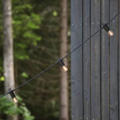 Markslöjd Vibe Extra girlanda zewnętrzna 15x2,7 W czarny-przezroczysta 109235