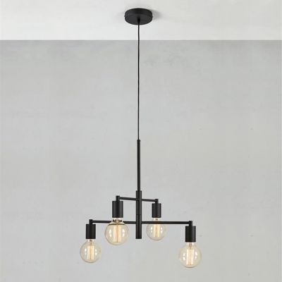 Markslöjd Cielo lampa wisząca 4x40 W czarna 108716