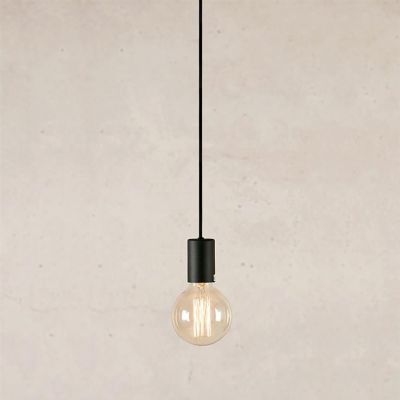 Markslöjd Cielo lampa wisząca 1x40 W czarna 108732