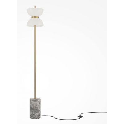 Maytoni Kyoto lampa stojąca 1x11 W szara MOD178FL-L11G3K