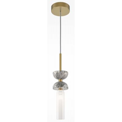 Maytoni Kyoto lampa wisząca 1x28 W szara MOD178PL-01GR
