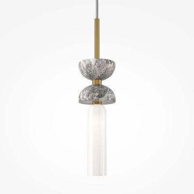 Maytoni Kyoto lampa wisząca 1x28 W szara MOD178PL-01GR