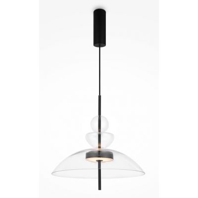 Maytoni Bangkok lampa wisząca 1x12 W czarna MOD185PL-L6B3K3